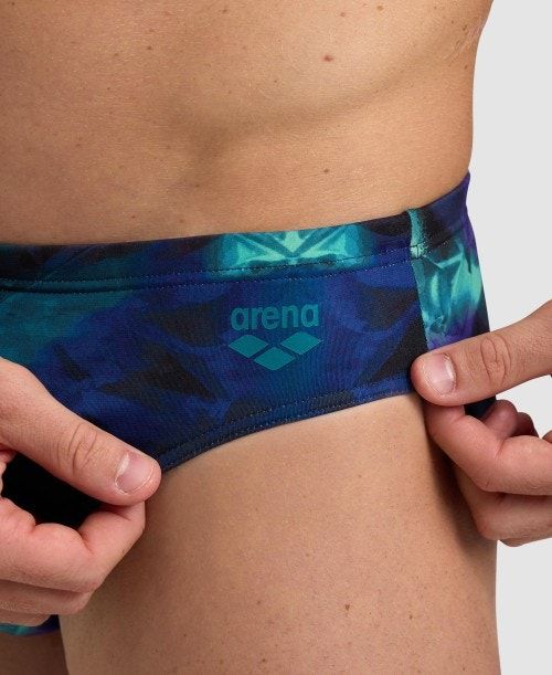 Slip Uomo Arena Hero Camo Brief Verdi Colorate | 76815SRLV