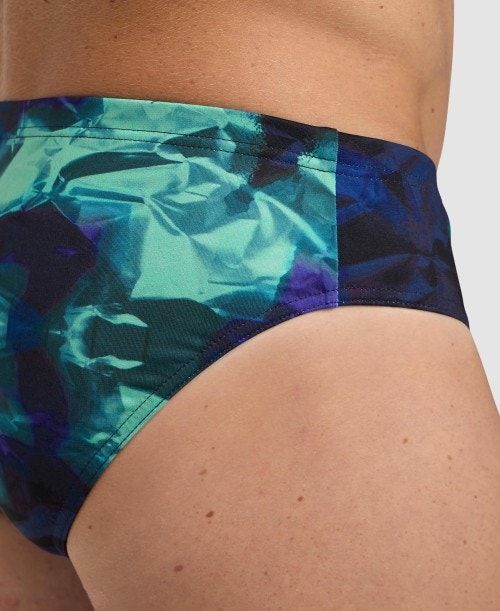 Slip Uomo Arena Hero Camo Brief Verdi Colorate | 76815SRLV