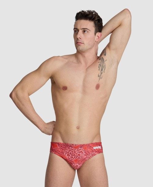 Slip Uomo Arena Hydrange Bouquet Brief Colorate | 92043PVQT