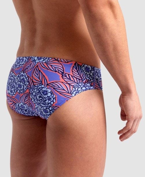 Slip Uomo Arena Hydrange Bouquet Brief Colorate | 91608UFQG