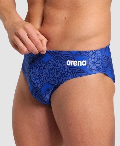 Slip Uomo Arena Hydrange Bouquet Brief Colorate | 20768EMUO