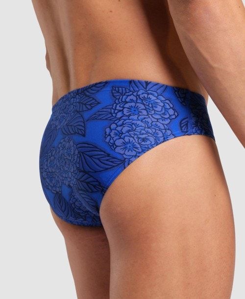 Slip Uomo Arena Hydrange Bouquet Brief Colorate | 20768EMUO