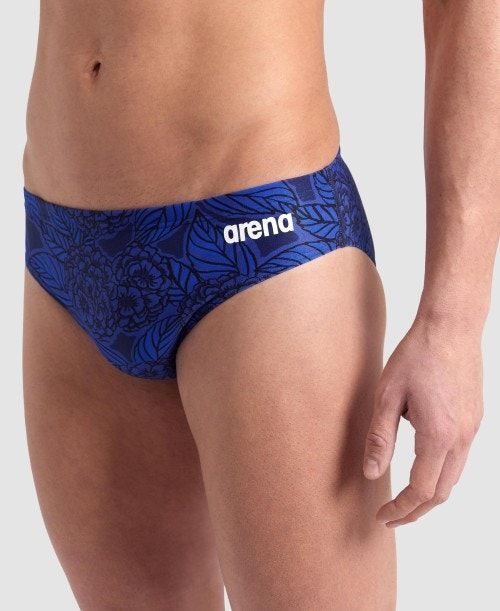 Slip Uomo Arena Hydrange Bouquet Brief Colorate | 47306EVHG