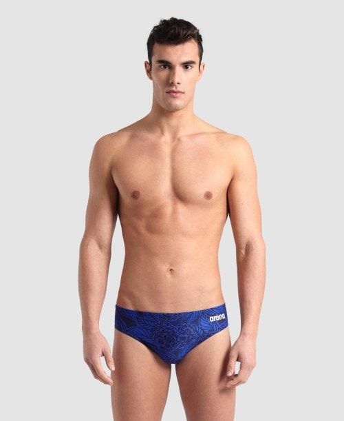 Slip Uomo Arena Hydrange Bouquet Brief Colorate | 47306EVHG