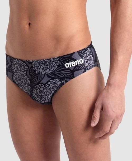 Slip Uomo Arena Hydrange Bouquet Brief Colorate | 39126WUSC