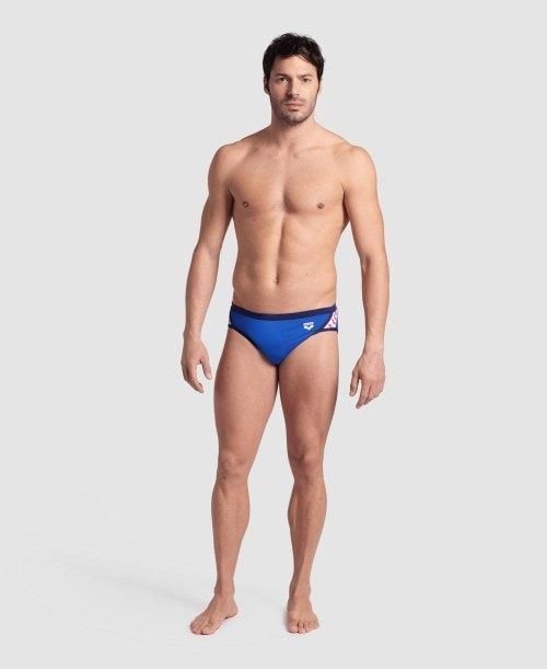 Slip Uomo Arena Icons Brief Blu Reale Blu Marino | 82794EZCM