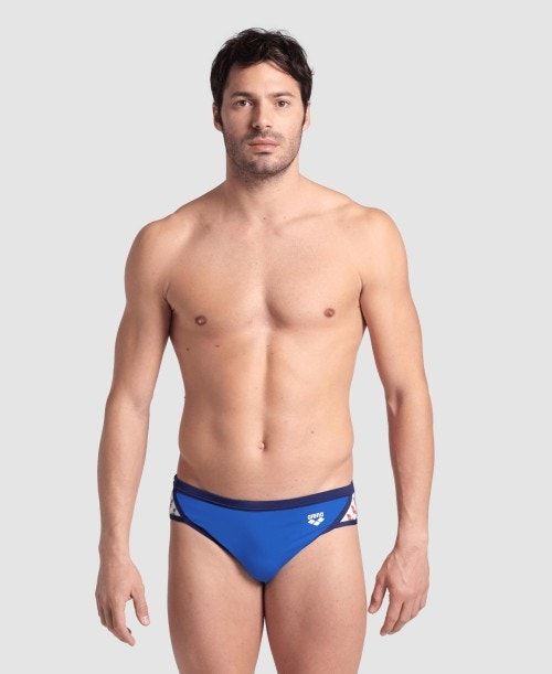 Slip Uomo Arena Icons Brief Blu Reale Blu Marino | 82794EZCM