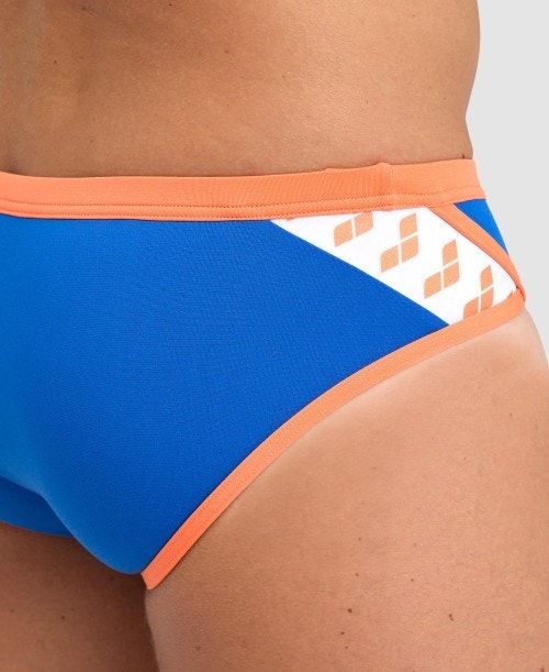 Slip Uomo Arena Icons Brief Blu Reale | 56847JLBD