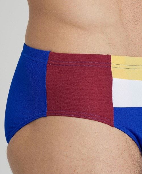 Slip Uomo Arena Icons Panel Briefs Blu Bordeaux Blu | 28401ETCM