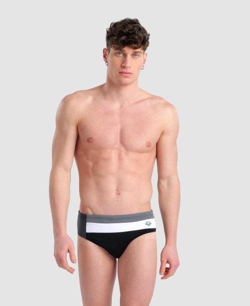 Slip Uomo Arena Icons Panel Briefs Nere | 08435PYAF