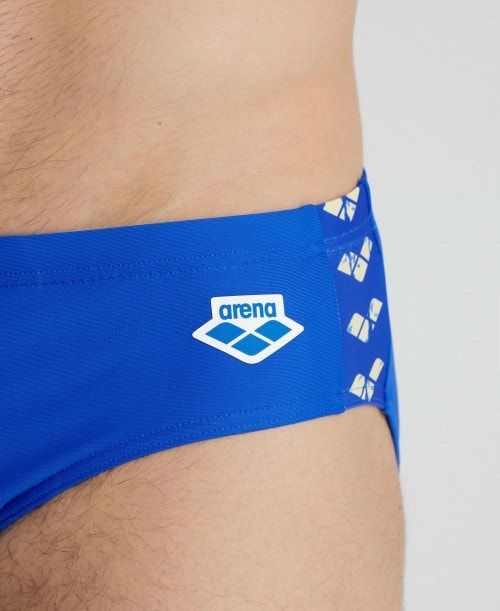 Slip Uomo Arena Icons Solid Brief Verde Acqua | 87469PLIR