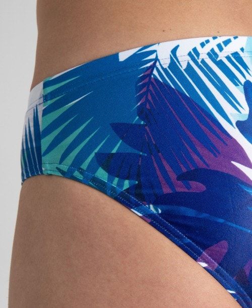 Slip Uomo Arena Palm Print Brief Blu Marino Colorate | 20845HLYU