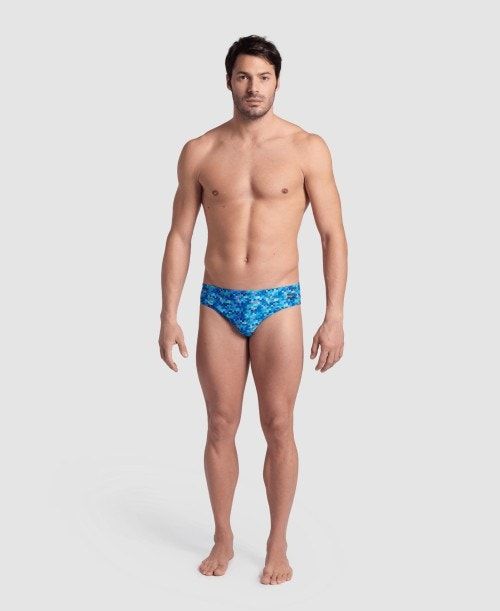 Slip Uomo Arena Pool Tiles Swim Briefs Colorate | 53472TPOE