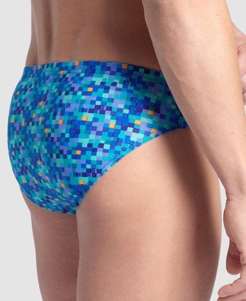 Slip Uomo Arena Pool Tiles Swim Briefs Colorate | 53472TPOE