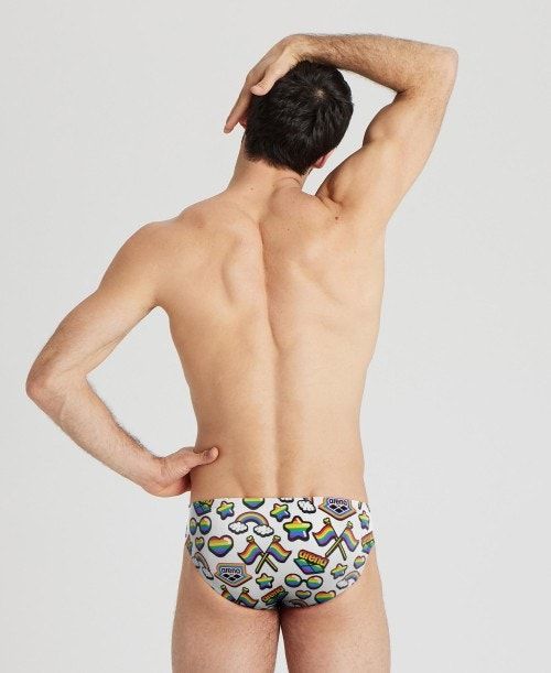 Slip Uomo Arena Pride Print Of The Month Brief Colorate | 03196JVMS