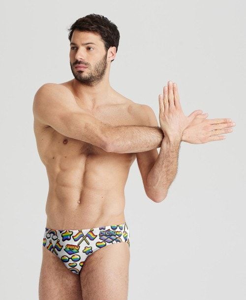 Slip Uomo Arena Pride Print Of The Month Brief Colorate | 03196JVMS