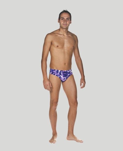 Slip Uomo Arena Shattered Glass Brief - Maxlife Viola | 16274OSMW