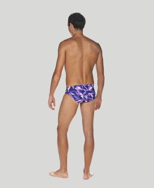 Slip Uomo Arena Shattered Glass Brief - Maxlife Viola | 16274OSMW