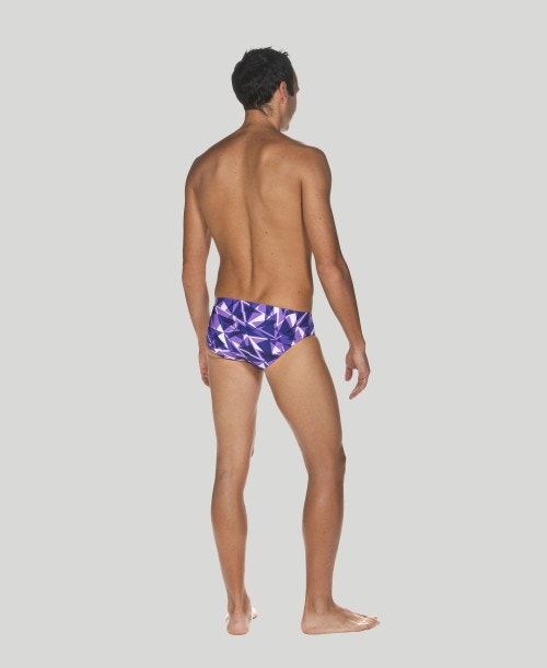 Slip Uomo Arena Shattered Glass Brief - Maxlife Viola | 16274OSMW