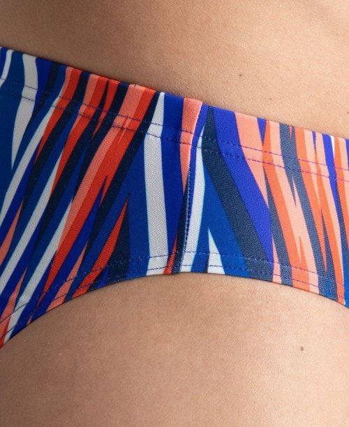 Slip Uomo Arena Speed Stripes Brief Blu Marino Colorate Rosse | 95218YQGE