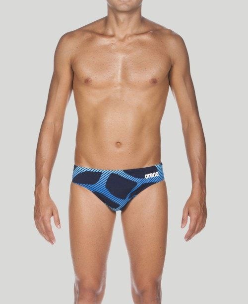 Slip Uomo Arena Spider Brief Blu Marino | 79245LHNG