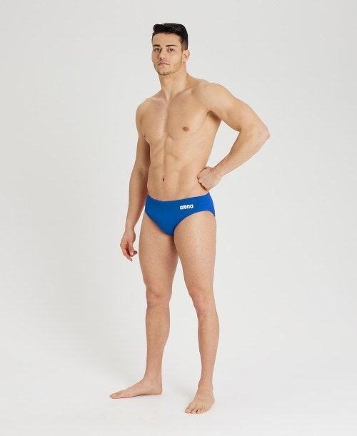 Slip Uomo Arena Team Solid Water Polo Brief Colorate | 14523JWGF