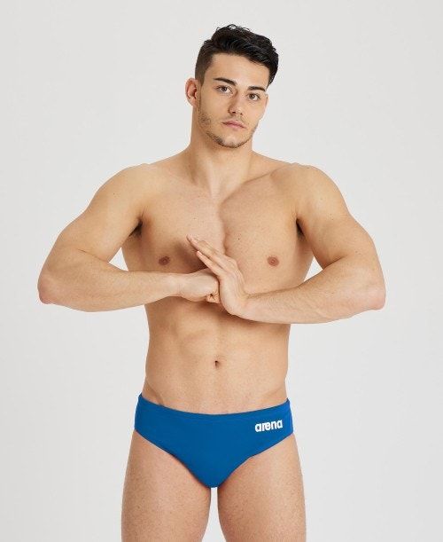 Slip Uomo Arena Team Solid Water Polo Brief Colorate | 14523JWGF