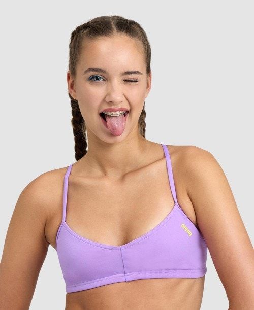 Top Fascia Donna Arena Live Bandeau Colorate | 06912BVUK